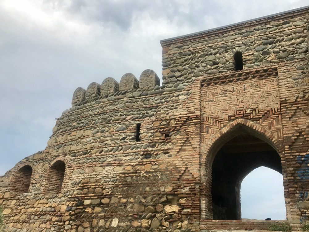 The old Gori fortress, the only one in attendance was the dog sleeping under the arch