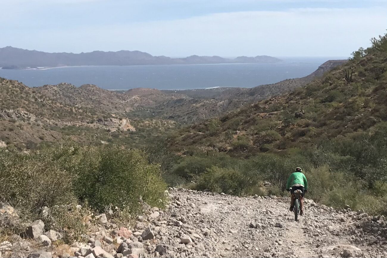 A windy rough day in the Sea of Cortez and rough conditions on the road to match