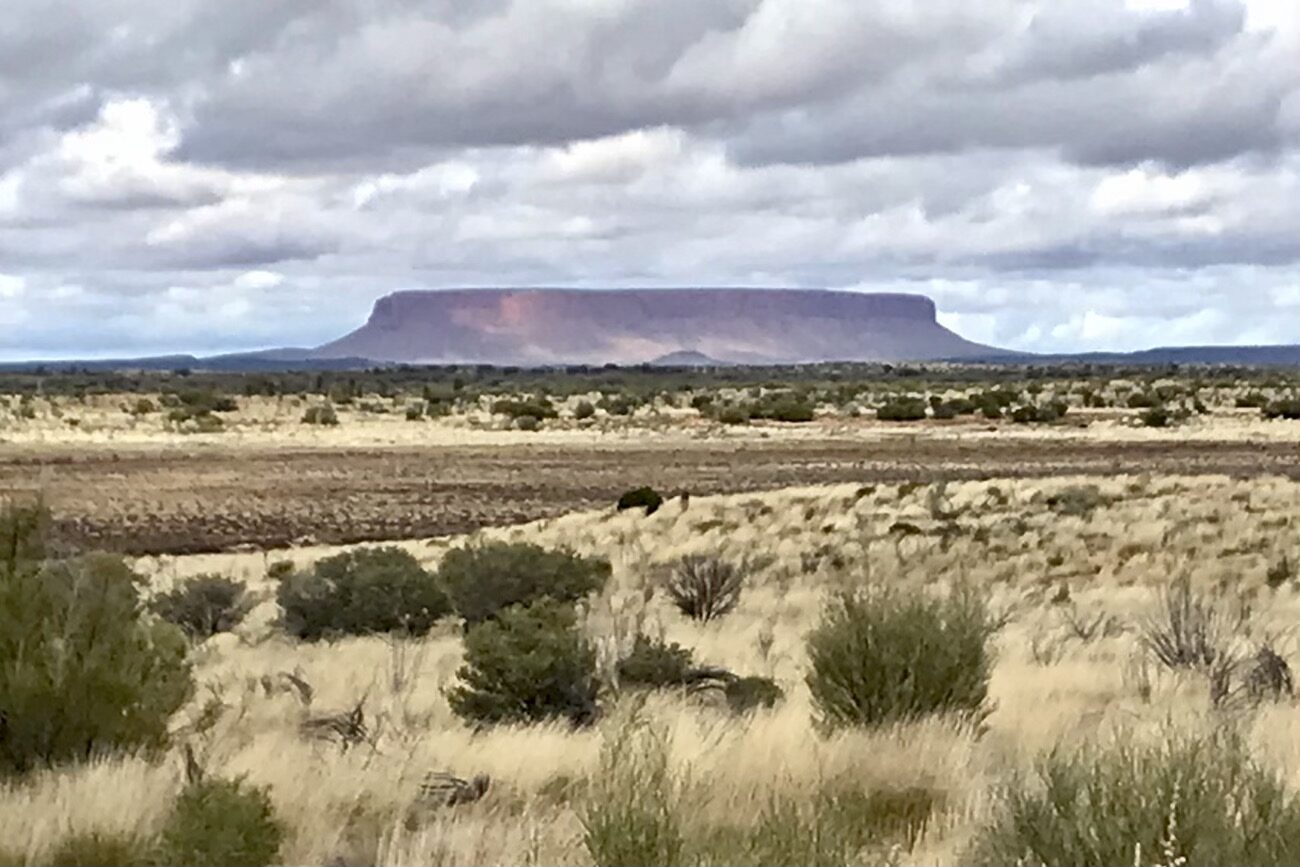 No, not Uluṟu- duh- but an impressive mesa – Mt Connor