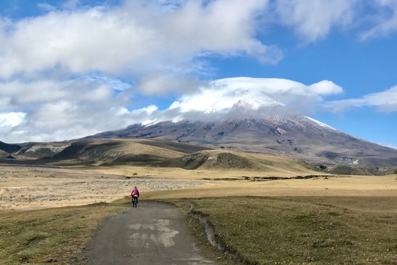 Last views of Cotopaxi before we turn north