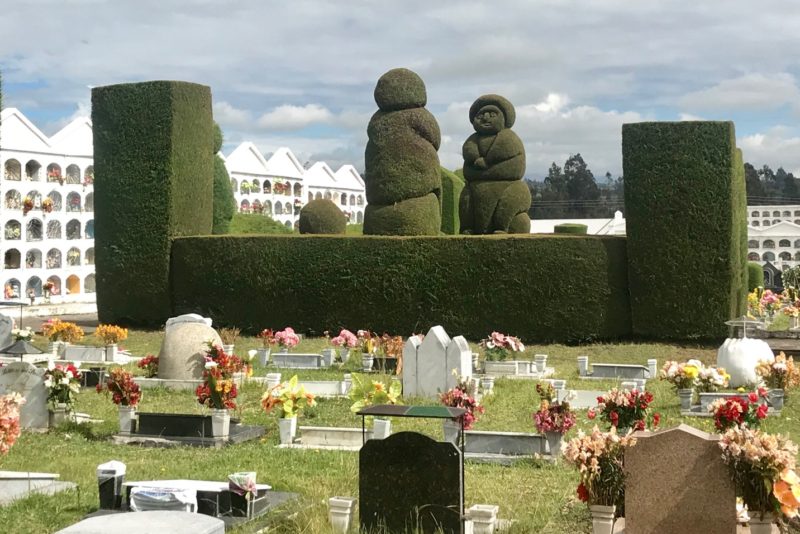 Smart topiary that makes Tulcan’s cemetery unique