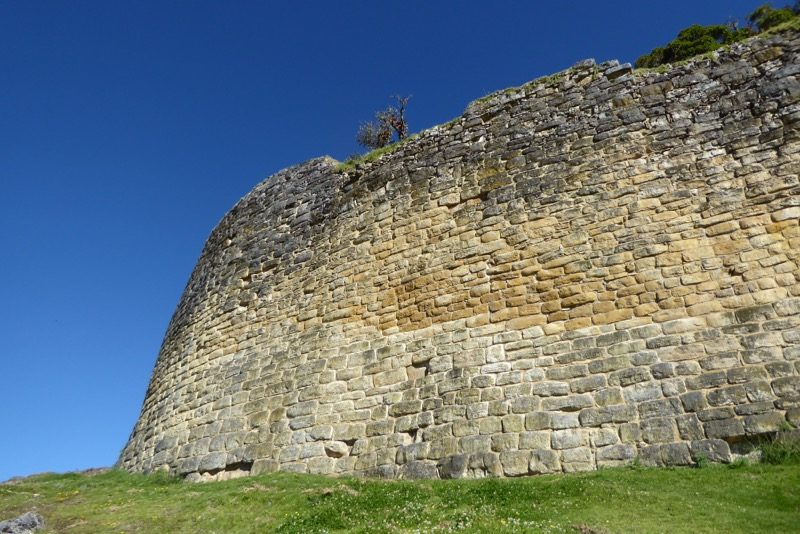 Part of the eastern wall of  Kuelap