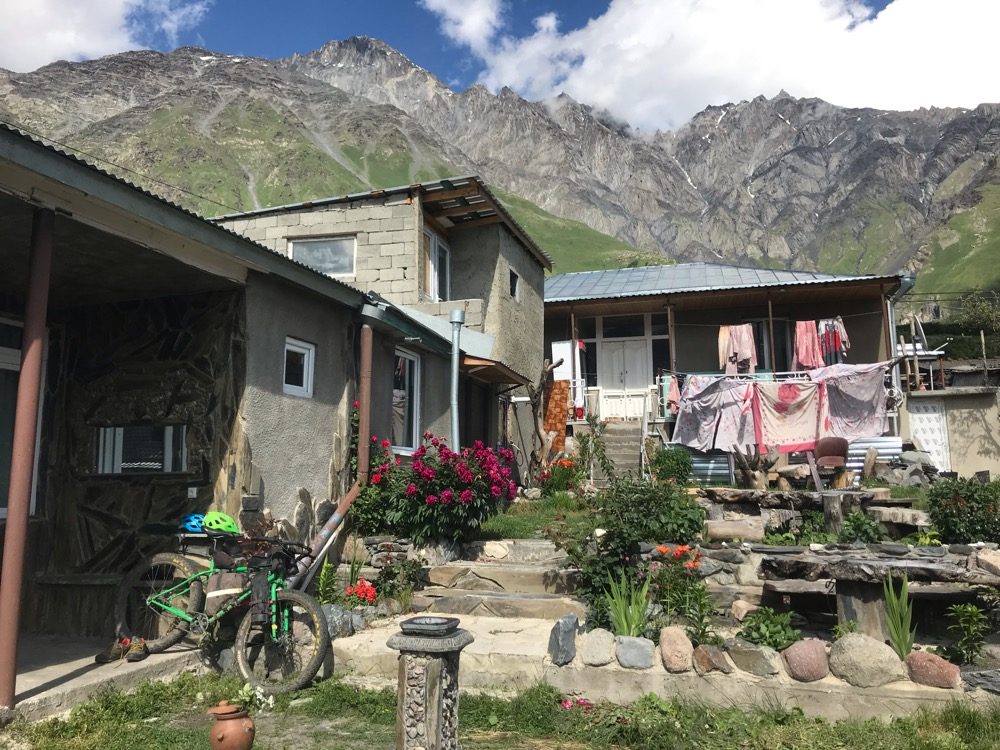 Our Kazbegi guesthouse. You can pay just for a room or in most cases you can get dinner and breakfast as well.