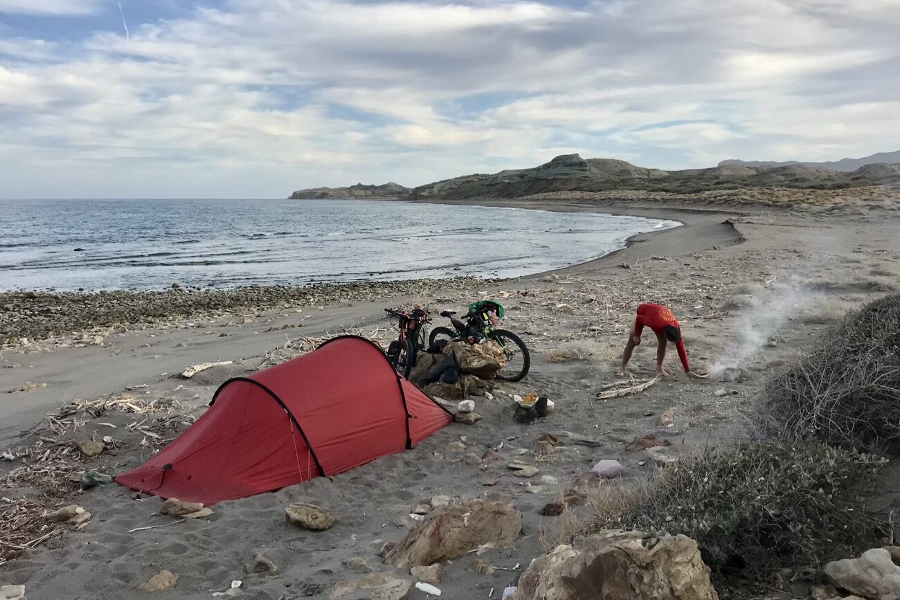 Going to miss the easy camp life on the Baja – no bugs and fires that start with little effort