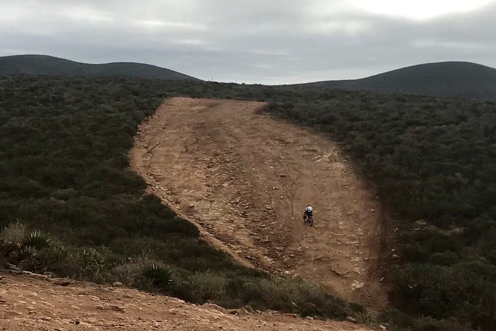A short sharp exit from an arroyo