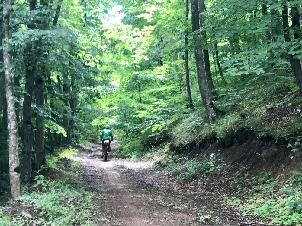 We descended through beautiful Oak forest, and had a mix of conditions after the heavy rain. It was a strenuous section and it didn’t help missing a turnoff