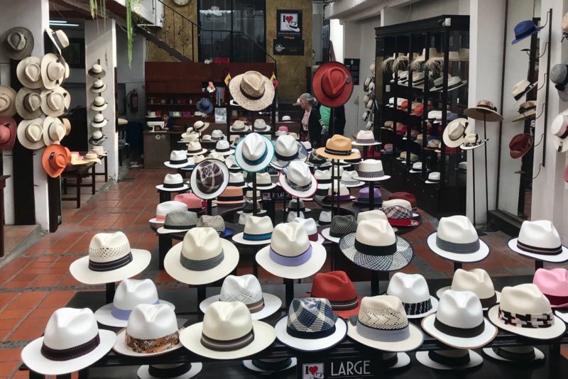 The hat museum and shop in Cuenca