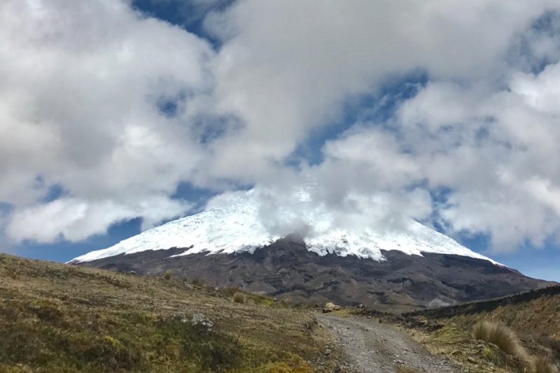 During our lunch break we enjoyed the clearest views of the northern aspect of Cotopaxi
