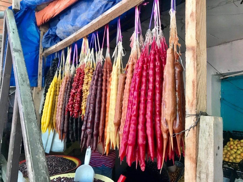 Colourful strands of churchkela – warrior food