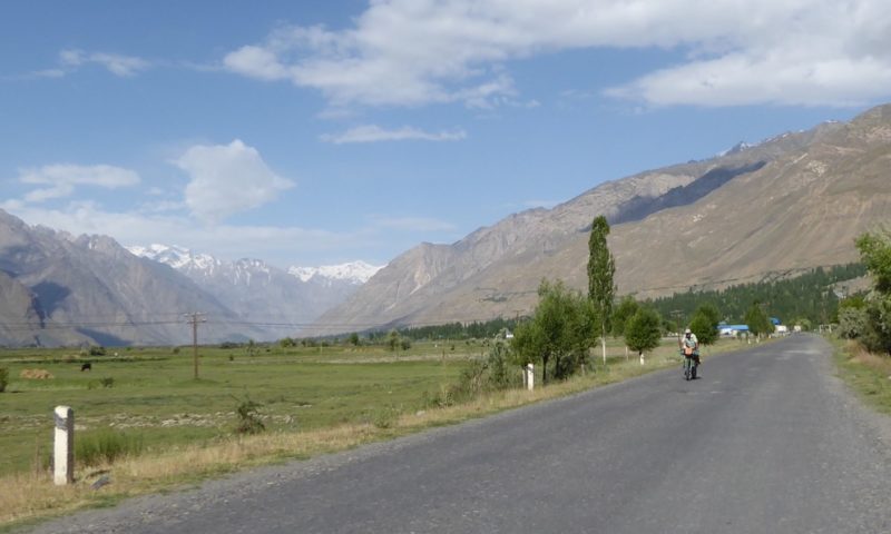 The Panj valley is wide and productive as we near Khorogh