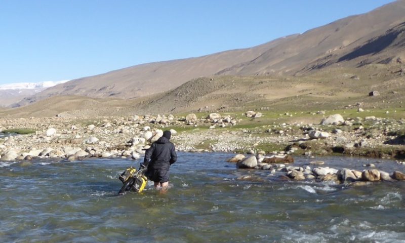 Followed by a chilly morning river crossing