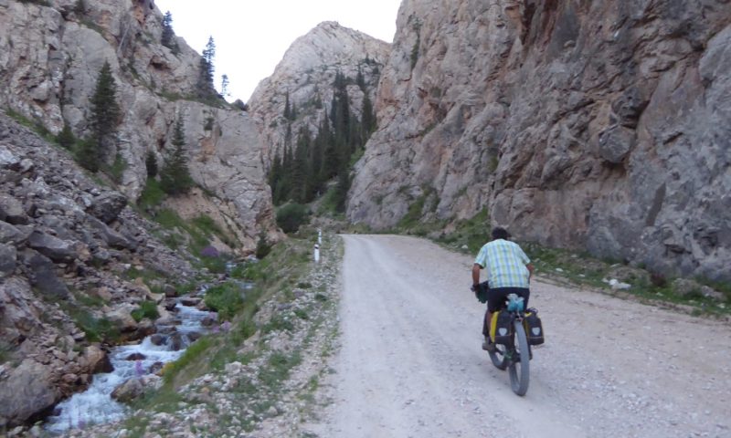 LOvely riding up the shady canyon next morning