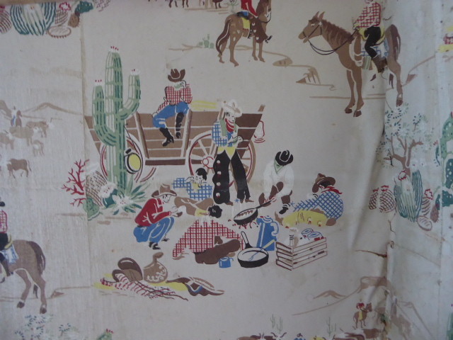 Loved the old wall paper in one of the houses