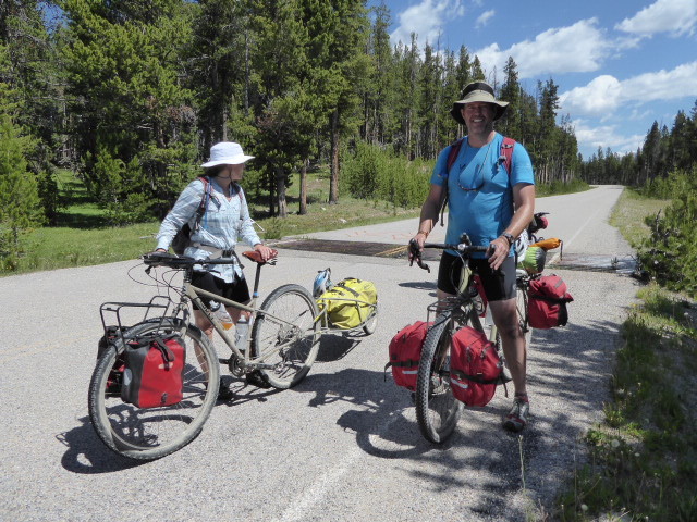 The BOB trailer – popular in the past for cycle touring – not recommended these days for the Great Divide as there are better ways to carry a load