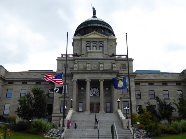 The Capitol building in Helena, the state capital of Montana