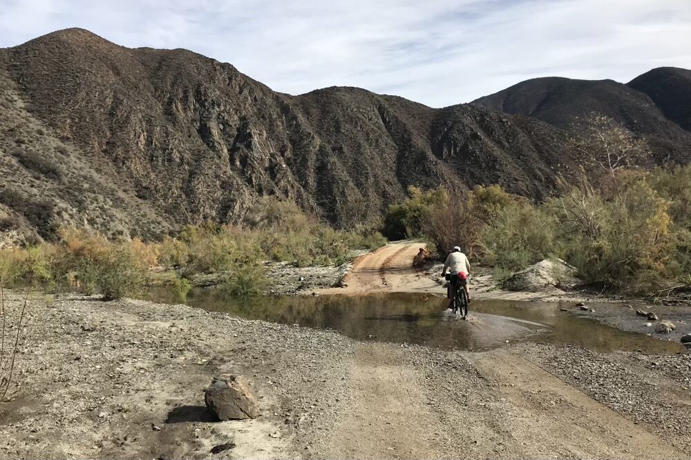 Unusual to see flowing water but there was plenty of river crossings biking up the San Rafael valley