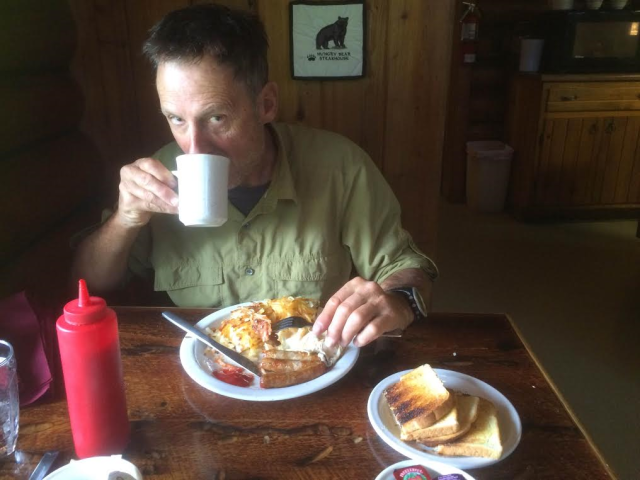 We love it when we can coincide breakfast with a small town diner – maybe every 3 or 4 days