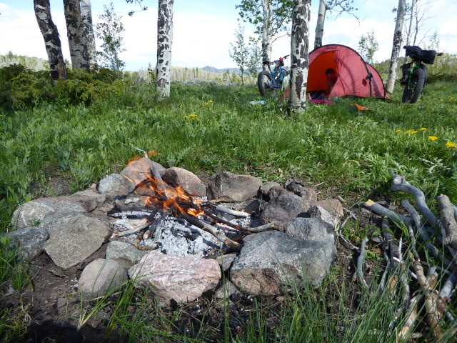 Love having a fire at camp – easy to start and they say throwing a big of cow dung in helps with the mosquitoes – not too many thus far