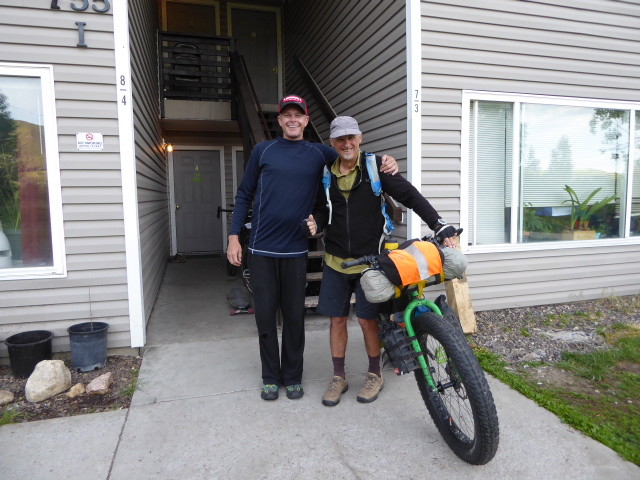 Our friendly host, Michael, from Steamboat. Sold him on the fat bikes to add to his collection of bikes