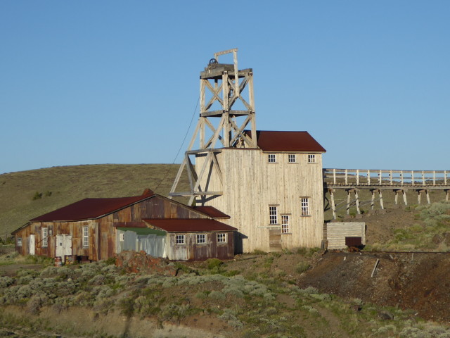 The old gold mine of South Pass City (even smaller than Atlantic City)
