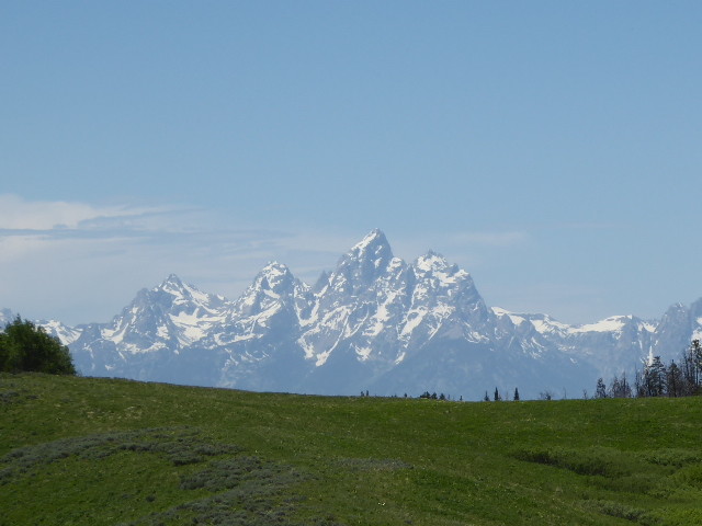 Getting closer to the Grand Tetons – good memories from past trips here – climbing (20 plus years ago) and skiing (5 years ago)