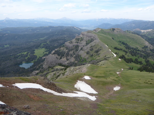View from the top of Ramshorn Peak