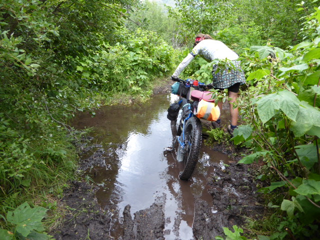 ..and mud puddles..